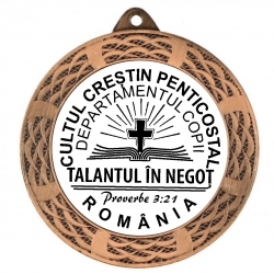 Medalii mari cupru personalizate, Talantul in Negot